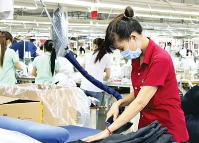 Taiwan-invested Kim Hong Garment Company in Linh Trung Export Processing Zone (Photo: SGGP)
